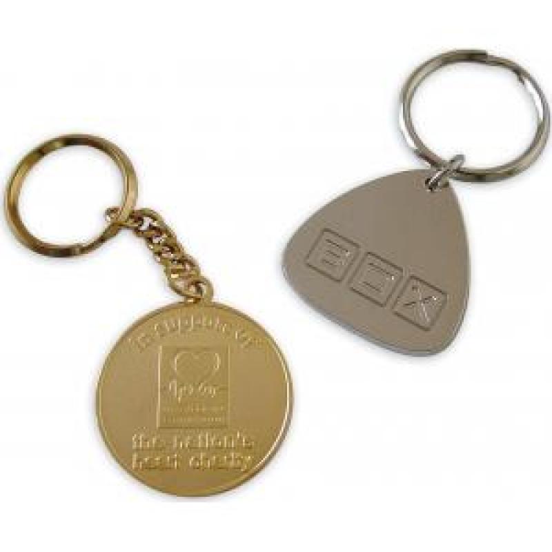 Image of Metal Relief Keyrings