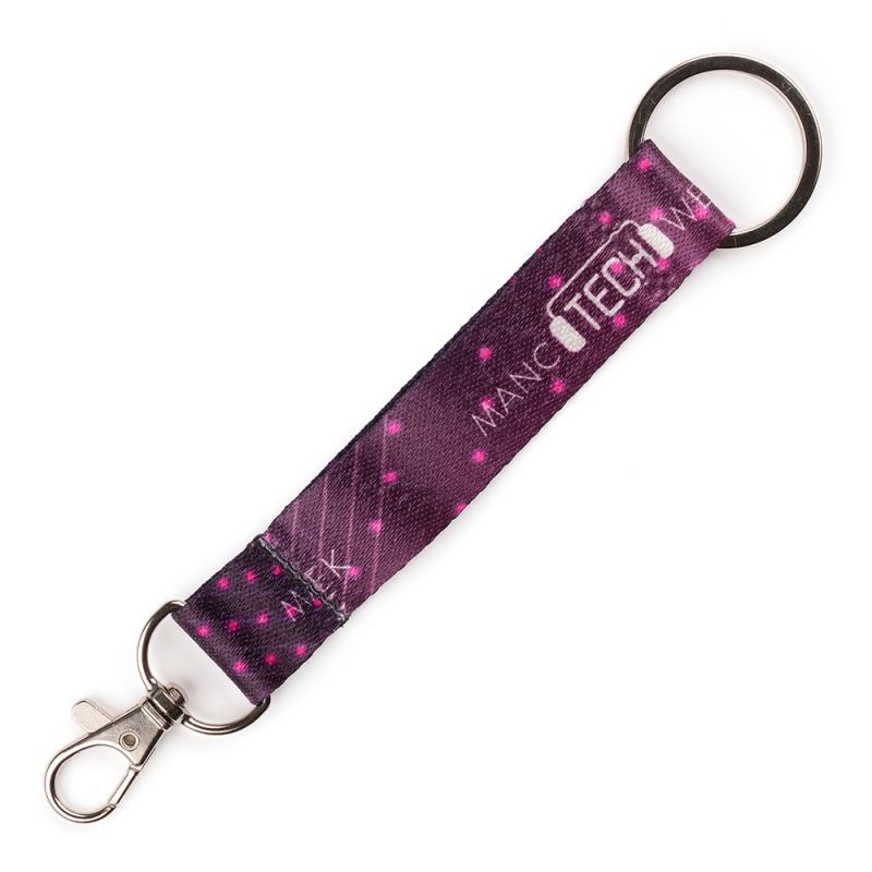 Image of UK Made Wilson rPET Lanyard Keyring